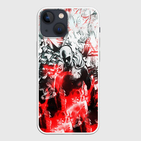 Чехол для iPhone 13 mini с принтом One Punch Man Collage ,  |  | anime | comics | man | manga | one | punch | аниме | ванпанчмен | комикс | манга