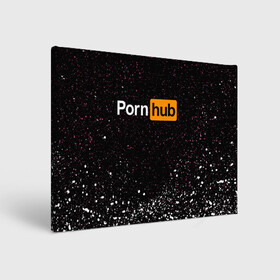 Холст прямоугольный с принтом PornHub | ПОРНХАБ (Z) , 100% ПВХ |  | brazzers | hub | бразерс