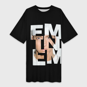 Платье-футболка 3D с принтом Eminem ,  |  | eminem | актёр | композитор | музыкант | продюсер | рэпер | эминем
