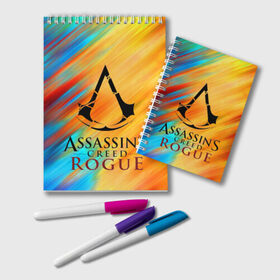 Блокнот с принтом assassins , 100% бумага | 48 листов, плотность листов — 60 г/м2, плотность картонной обложки — 250 г/м2. Листы скреплены удобной пружинной спиралью. Цвет линий — светло-серый
 | Тематика изображения на принте: creed | e3 | gameplay | parkour | pc | trailer | ubisoft | игра