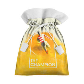 Подарочный 3D мешок с принтом Регби. The Champion , 100% полиэстер | Размер: 29*39 см | Тематика изображения на принте: champion | rugby | винтаж | регби | ретро | спорт | футбол | чемпион