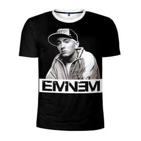 Мужская футболка 3D спортивная с принтом Eminem , 100% полиэстер с улучшенными характеристиками | приталенный силуэт, круглая горловина, широкие плечи, сужается к линии бедра | Тематика изображения на принте: eminem | evil | ken kaniff | marshall bruce mathers iii | mm | rap | slim shady | маршалл брюс мэтерс iii | рэп | рэп рок | хип хоп | хорроркор | эминем