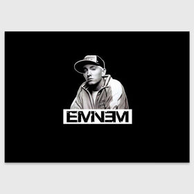 Поздравительная открытка с принтом Eminem , 100% бумага | плотность бумаги 280 г/м2, матовая, на обратной стороне линовка и место для марки
 | Тематика изображения на принте: eminem | evil | ken kaniff | marshall bruce mathers iii | mm | rap | slim shady | маршалл брюс мэтерс iii | рэп | рэп рок | хип хоп | хорроркор | эминем