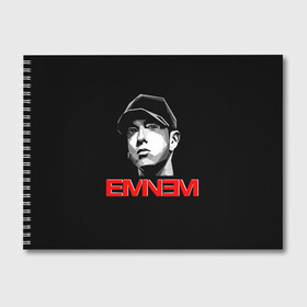 Альбом для рисования с принтом Eminem , 100% бумага
 | матовая бумага, плотность 200 мг. | Тематика изображения на принте: eminem | evil | ken kaniff | marshall bruce mathers iii | mm | rap | slim shady | маршалл брюс мэтерс iii | рэп | рэп рок | хип хоп | хорроркор | эминем