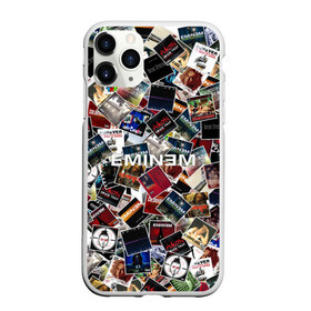 Чехол для iPhone 11 Pro Max матовый с принтом Дискография EMINEM , Силикон |  | discography | rap | альбом | обложка | паттрен | рэп | рэпер | эминем