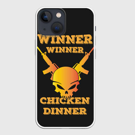 Чехол для iPhone 13 mini с принтом Winner Chicken Dinner ,  |  | asia | battle | chicken | dinner | duo | epic | guide | lucky | map | miramar | mobile | mortal | pro | royale | solo | winner | битва | лут | пабг | пубг | стрим | топ