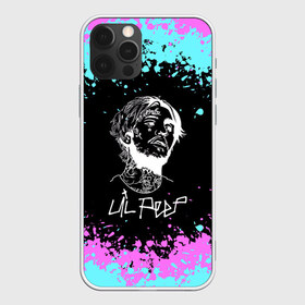 Чехол для iPhone 12 Pro Max с принтом LiL PEEP (НА СПИНЕ) , Силикон |  | lil peep | lil prince | pink | зарубежная музыка | лил пип | маленький принц