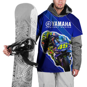 Накидка на куртку 3D с принтом Valentino Rossi , 100% полиэстер |  | bike | bikes | moto | moto gp | motogp | rossi | vale | valentino rossi | yamaha | yamaha motogp | байкер | вале | валентино росси | мото | мото гп | мотогонки | мотогп | мотоцикл | мотоциклист | мотоциклы | росси