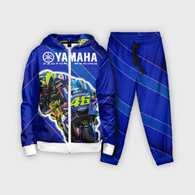 Детский костюм 3D с принтом Valentino Rossi ,  |  | bike | bikes | moto | moto gp | motogp | rossi | vale | valentino rossi | yamaha | yamaha motogp | байкер | вале | валентино росси | мото | мото гп | мотогонки | мотогп | мотоцикл | мотоциклист | мотоциклы | росси