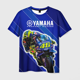 Мужская футболка 3D с принтом Valentino Rossi , 100% полиэфир | прямой крой, круглый вырез горловины, длина до линии бедер | Тематика изображения на принте: bike | bikes | moto | moto gp | motogp | rossi | vale | valentino rossi | yamaha | yamaha motogp | байкер | вале | валентино росси | мото | мото гп | мотогонки | мотогп | мотоцикл | мотоциклист | мотоциклы | росси