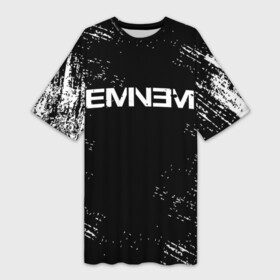 Платье-футболка 3D с принтом EMINEM ,  |  | eminem | rap | маршалл | музыка | музыкант | песни | реп | рэп | рэпер | хип хоп | эминем