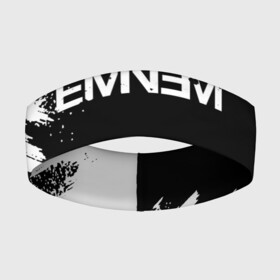 Повязка на голову 3D с принтом EMINEM ,  |  | eminem | rap | маршалл | музыка | музыкант | песни | реп | рэп | рэпер | хип хоп | эминем