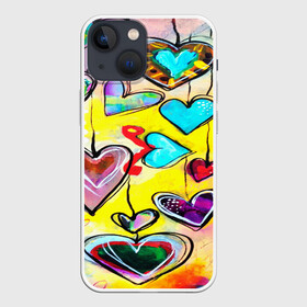 Чехол для iPhone 13 mini с принтом Я ЛЮБЛЮ ,  |  | heart | love is | valentines day | влюбленные | девушки | день святого валентина | любовь | пары | свадьба | сердце | счастье