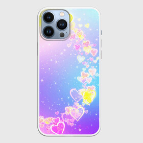 Чехол для iPhone 13 Pro Max с принтом ЛЮБОВЬ ГРАДИЕНТ ,  |  | heart | love is | valentines day | влюбленные | девушки | день святого валентина | любовь | пары | свадьба | сердце | счастье