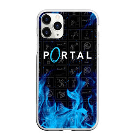 Чехол для iPhone 11 Pro Max матовый с принтом PORTAL , Силикон |  | aperture laboratories | glados | portal | portal 2 | valve | гладос | портал | портал 2 | челл