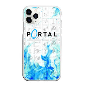 Чехол для iPhone 11 Pro Max матовый с принтом PORTAL , Силикон |  | aperture laboratories | glados | portal | portal 2 | valve | гладос | портал | портал 2 | челл