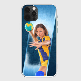 Чехол для iPhone 12 Pro Max с принтом Гандболистка , Силикон |  | Тематика изображения на принте: hand ball | handball | play | игра | игра в ганбол | игра с мячом | мяч | руки | футбол