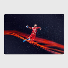 Магнитный плакат 3Х2 с принтом Гандболист , Полимерный материал с магнитным слоем | 6 деталей размером 9*9 см | Тематика изображения на принте: hand ball | handball | play | игра | игра в ганбол | игра с мячом | мяч | руки | футбол