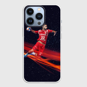 Чехол для iPhone 13 Pro с принтом Гандболист ,  |  | Тематика изображения на принте: hand ball | handball | play | игра | игра в ганбол | игра с мячом | мяч | руки | футбол