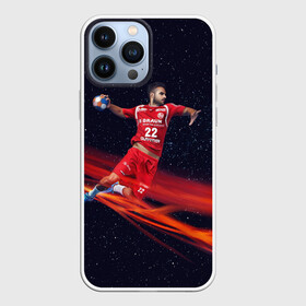 Чехол для iPhone 13 Pro Max с принтом Гандболист ,  |  | Тематика изображения на принте: hand ball | handball | play | игра | игра в ганбол | игра с мячом | мяч | руки | футбол