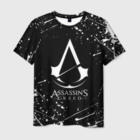 Мужская футболка 3D с принтом ASSASSIN`S CREED , 100% полиэфир | прямой крой, круглый вырез горловины, длина до линии бедер | slayer | асасин | ассасин крид | ассассин | тамплиеры