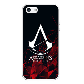 Чехол для iPhone 5/5S матовый с принтом ASSASSIN`S CREED , Силикон | Область печати: задняя сторона чехла, без боковых панелей | slayer | асасин | ассасин крид | ассассин | тамплиеры