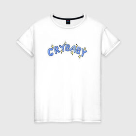 Женская футболка хлопок с принтом CRYBABY , 100% хлопок | прямой крой, круглый вырез горловины, длина до линии бедер, слегка спущенное плечо | 14 февраля | антивалентин | день святого  валентина | любовь | подарок