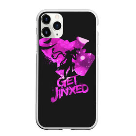 Чехол для iPhone 11 Pro Max матовый с принтом Get Jinxed , Силикон |  | Тематика изображения на принте: jinx | kda | league | lol | moba | pentakill | riot | rise | rus | skins | варвик | варус | воин | легенд | лига | лол | маг | стрелок | танк | чемпион