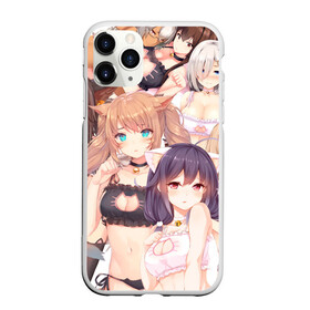 Чехол для iPhone 11 Pro матовый с принтом Ахегао , Силикон |  | ahegao | anime | manga | neko | o face | аниме | ахегао | девушки | иероглифы | картинки | коллаж | лица | манга | тян | тянки | язык