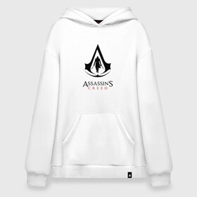 Худи SuperOversize хлопок с принтом ASSASSINS CREED. , 70% хлопок, 30% полиэстер, мягкий начес внутри | карман-кенгуру, эластичная резинка на манжетах и по нижней кромке, двухслойный капюшон
 | slayer | асасин | ассасин крид | ассассин | тамплиеры