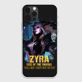 Чехол для iPhone 12 Pro Max с принтом Zyra , Силикон |  | jinx | kda | league | lol | moba | pentakill | riot | rise | rus | skins | варвик | варус | воин | легенд | лига | лол | маг | стрелок | танк | чемпион