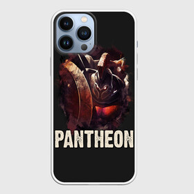 Чехол для iPhone 13 Pro Max с принтом Pantheon ,  |  | jinx | kda | league | lol | moba | pentakill | riot | rise | rus | skins | варвик | варус | воин | легенд | лига | лол | маг | стрелок | танк | чемпион