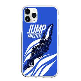 Чехол для iPhone 11 Pro матовый с принтом Jump master , Силикон |  | Тематика изображения на принте: cliff diving | dive | diving | swimming | плавание | прыжки в воду | спорт