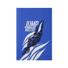 Обложка для паспорта матовая кожа с принтом Jump master , натуральная матовая кожа | размер 19,3 х 13,7 см; прозрачные пластиковые крепления | Тематика изображения на принте: cliff diving | dive | diving | swimming | плавание | прыжки в воду | спорт