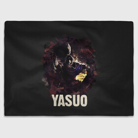 Плед 3D с принтом Yasuo , 100% полиэстер | закругленные углы, все края обработаны. Ткань не мнется и не растягивается | jinx | kda | league | lol | moba | pentakill | riot | rise | rus | skins | варвик | варус | воин | легенд | лига | лол | маг | стрелок | танк | чемпион