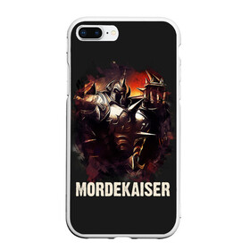 Чехол для iPhone 7Plus/8 Plus матовый с принтом Mordekaiser , Силикон | Область печати: задняя сторона чехла, без боковых панелей | jinx | kda | league | lol | moba | pentakill | riot | rise | rus | skins | варвик | варус | воин | легенд | лига | лол | маг | стрелок | танк | чемпион