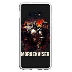 Чехол для Samsung S10E с принтом Mordekaiser , Силикон | Область печати: задняя сторона чехла, без боковых панелей | jinx | kda | league | lol | moba | pentakill | riot | rise | rus | skins | варвик | варус | воин | легенд | лига | лол | маг | стрелок | танк | чемпион