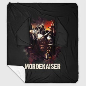 Плед с рукавами с принтом Mordekaiser , 100% полиэстер | Закругленные углы, все края обработаны. Ткань не мнется и не растягивается. Размер 170*145 | jinx | kda | league | lol | moba | pentakill | riot | rise | rus | skins | варвик | варус | воин | легенд | лига | лол | маг | стрелок | танк | чемпион