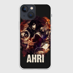 Чехол для iPhone 13 mini с принтом Ahri ,  |  | Тематика изображения на принте: jinx | kda | league | lol | moba | pentakill | riot | rise | rus | skins | варвик | варус | воин | легенд | лига | лол | маг | стрелок | танк | чемпион