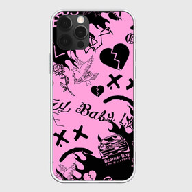 Чехол для iPhone 12 Pro Max с принтом LIL PEEP , Силикон |  | lil peep | lil prince | pink | зарубежная музыка | лил пип | маленький принц