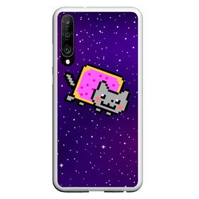 Чехол для Honor P30 с принтом Nyan Cat , Силикон | Область печати: задняя сторона чехла, без боковых панелей | cat | meme | nyan cat | space | youtube | животное | звезды | интернет | космос | кошка | мем | прикол | радуга | юмор | ютуб