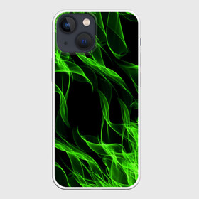 Чехол для iPhone 13 mini с принтом TOXIC FLAME ,  |  | bright | fire | flame | heat | light | wildfire | искры | огненный | огонь | пламя | пожар