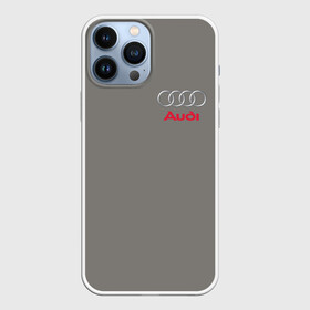 Чехол для iPhone 13 Pro Max с принтом AUDI | АУДИ ,  |  | audi | auto | perfomance | rs | sport | авто | автомобиль | автомобильные | ауди | бренд | марка | машины | перфоманс | рс | спорт