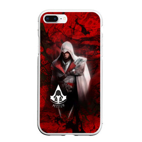 Чехол для iPhone 7Plus/8 Plus матовый с принтом Assasins creed , Силикон | Область печати: задняя сторона чехла, без боковых панелей | creed | асасин | асасин крид | ассасин | ассассин | войско | крид | меч | приключения | самурай