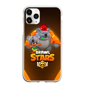 Чехол для iPhone 11 Pro матовый с принтом BRAWL STARS COALA NITA , Силикон |  | 