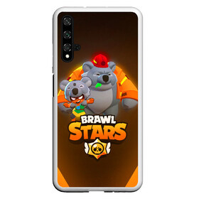 Чехол для Honor 20 с принтом BRAWL STARS COALA NITA , Силикон | Область печати: задняя сторона чехла, без боковых панелей | 