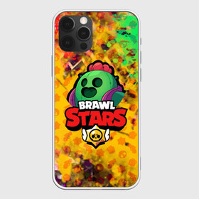 Чехол для iPhone 12 Pro Max с принтом BRAWL STARSSPIKE , Силикон |  | Тематика изображения на принте: bibi | brawl stars | brock | bull | crow | dinomike | el primo | leon | mobile game | nita | poko | ricochet | stars | tara | бравл старс | ворон | леон | мобильные игры