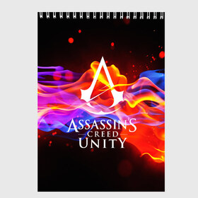 Скетчбук с принтом ASSASSIN`S CREED UNITY , 100% бумага
 | 48 листов, плотность листов — 100 г/м2, плотность картонной обложки — 250 г/м2. Листы скреплены сверху удобной пружинной спиралью | black flag | brotherhood | chronicles | creed | game | origins | revelations | rogue | syndicate | unity | альтаир | ассасин | игры | кинжал | пираты