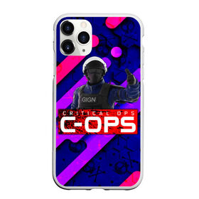 Чехол для iPhone 11 Pro Max матовый с принтом C-OPS , Силикон |  | c ops | critical ops | game | ops. critical | игра | критикал опс | шутер