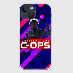 Чехол для iPhone 13 mini с принтом C OPS ,  |  | Тематика изображения на принте: c ops | critical ops | game | ops. critical | игра | критикал опс | шутер